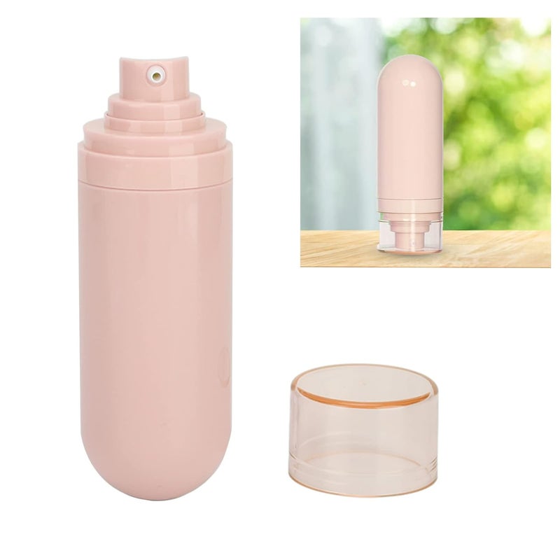 woobles Lotion Cream Pump Bottle, Travel Cream Pump Bottles Refillable 4pcs 50ml Lotion For Travel Pink - Image 2